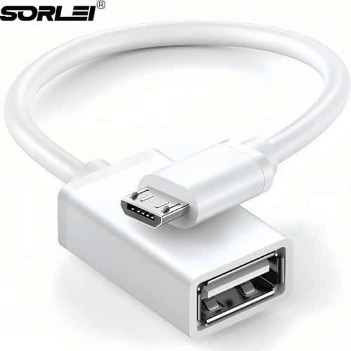 Micro V8 USB 2.0 OTG Cable Male Micro USB to Female USB