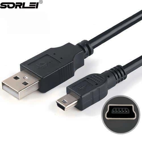 Mini USB 5 Pin data Cable Charger for Data Sync for Digital Camera
