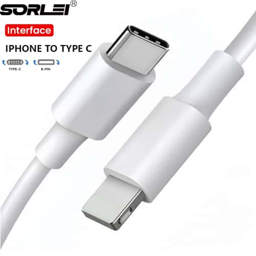 Type-C Cable Compatible for iPhone USB C to ios USB Fast Charge 3A USB Cables Type C Data Cables