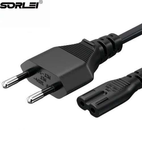 European Plug Europlug CEE7/16 to IEC320 C7 Figure 8 for Laptop PS4 LED TV Lamp Speaker Monitor Printer