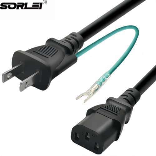 PSE 2 Pin Japanese plug to IEC C13 Power Cord Japan PSE power cord 