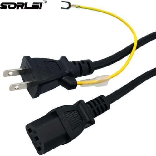 PSE 2 Pin Japanese plug to IEC C13 Power Cord Japan PSE power cord 