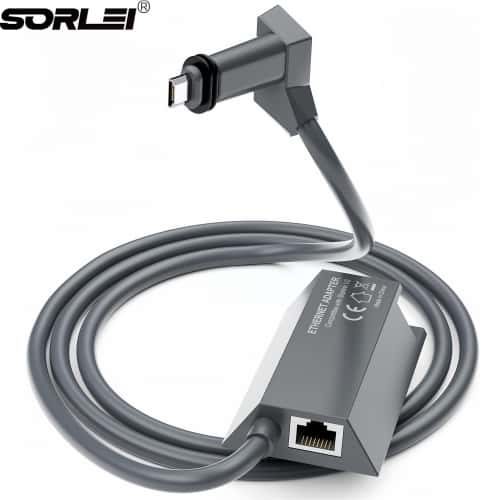 Starlink Ethernet Adapter for Gen2 with Stable Network Connection for Starlink Rectangular Antenna Satellite Internet V2