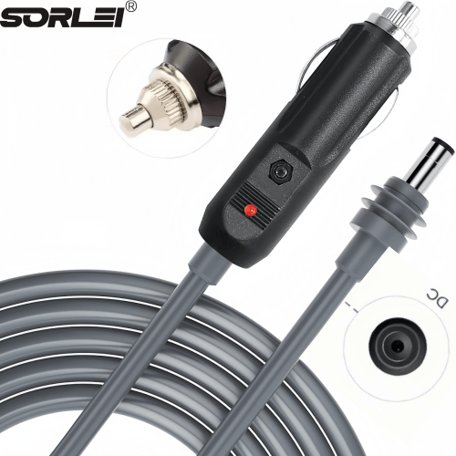 Starlink Mini Power Cable Cigarette Lighter Adapter Waterproof DC Male to Cigarette 12V-24V Power Supply Accessories