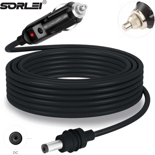 Waterproof Starlink Mini Cable 12V-24V Cigarette Lighter Car Charger to DC Power Mini Cable for Starlink Extension Cable