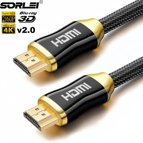 4K High Speed HDMI Cable (4K 60Hz) Zinc alloy shell Gold Plated Nylon weaving HDTV cable
