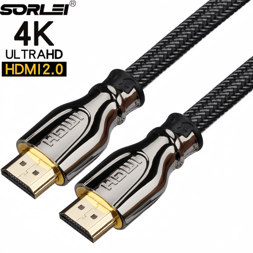 4K 3D HDMI Cables 2.0 Male to Male Support 2160P Ethernet for DVD PS4 Xbox LCD HDTV Laptop