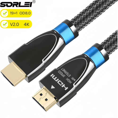 Full 2160P high speed best 4K 3D HDMI to HDMI Cable for UHDTV PS4 Blu-ray player HDMI cable