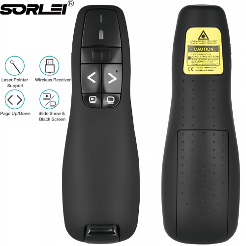 2.4G Wireless USB Presenter Powerpoint Presentation Laser Pointer PPT Remote Clicker Plastic Teaching Speech Indicator Learning