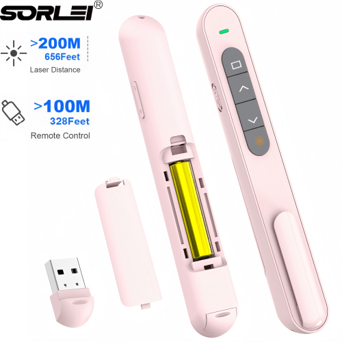 Professional Red Laser Light 2.4G  Control PPT Presenter Clicker Wireless PowerPoint Pen Red Laser Pointer